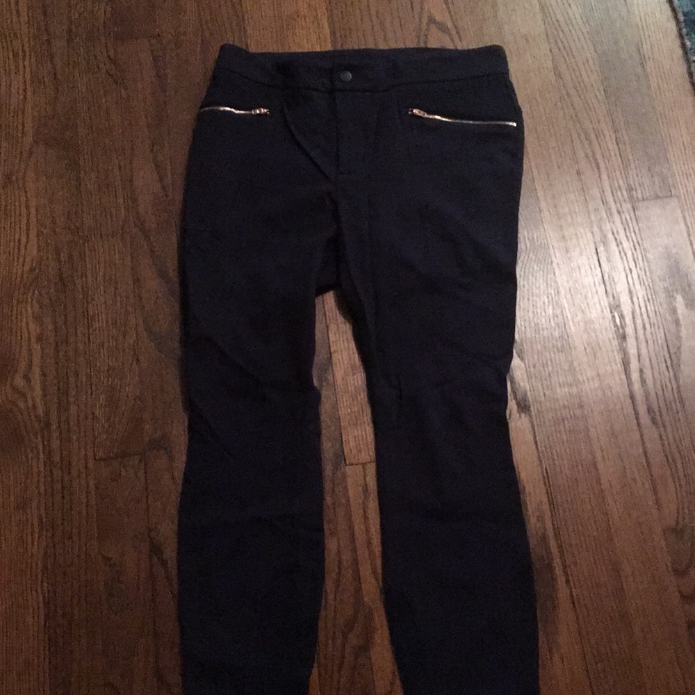 Athelta navy moto legging
